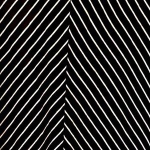 Black and white stripe dress.